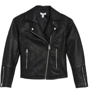 Topshop Rosa Faux Leather Jacket